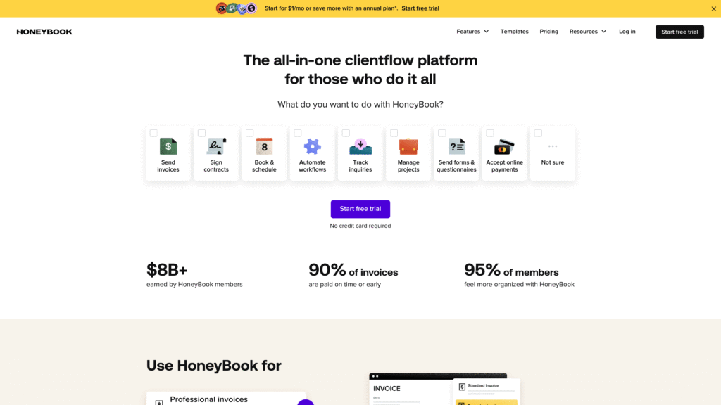 passive income by honeybook